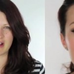 Before and After Angelina Jolie makeup