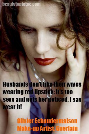 beauty quote wives in red lipstick